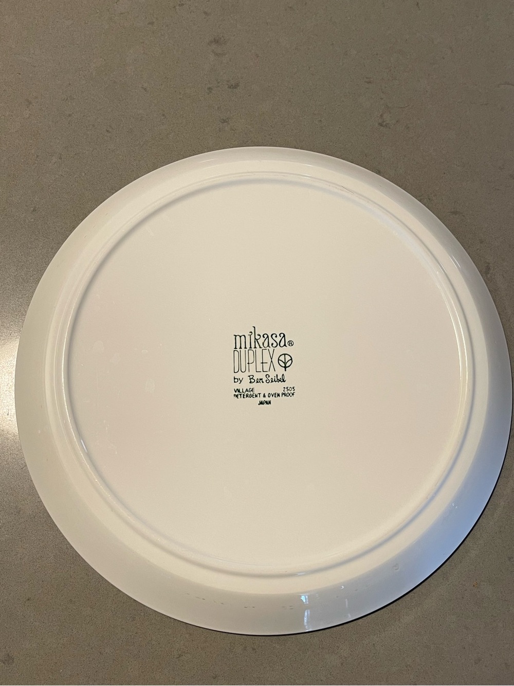 Vintage Mikasa Duplex by Ben Seibel “Village” 2505 12" Serving Platter MCM EUC - Picture 4 of 7